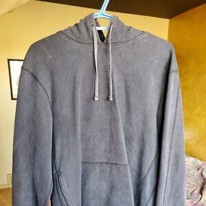 Reigning Champ Heavyweight Terry Hoodie Side Zip Black Size L Made in Canada